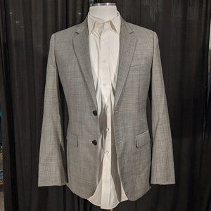 Theory Blazer Sharkskin Gray 38R